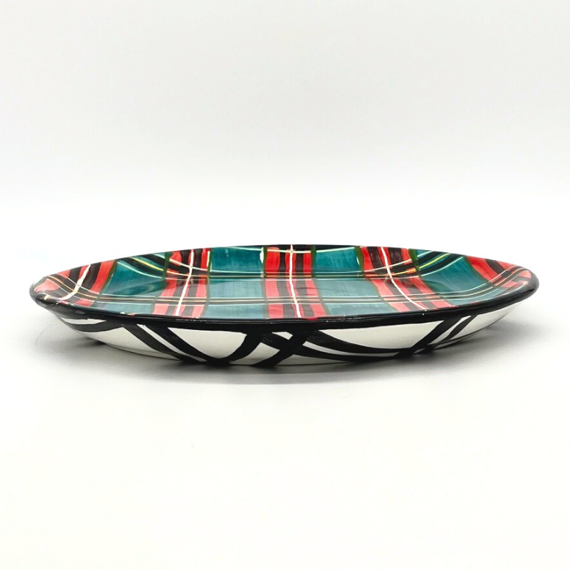 Tartan Plaid Plates packercreekpottery